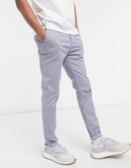 ASOS DESIGN skinny chinos in blue | ASOS