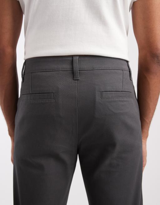 ASOS DESIGN skinny chinos in charcoal, 5 of 5
