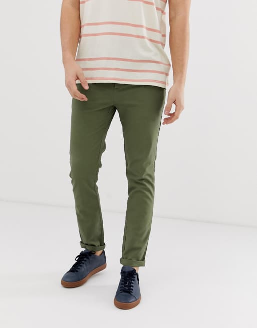 skinny khaki chinos