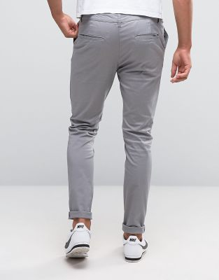 asos grey chinos