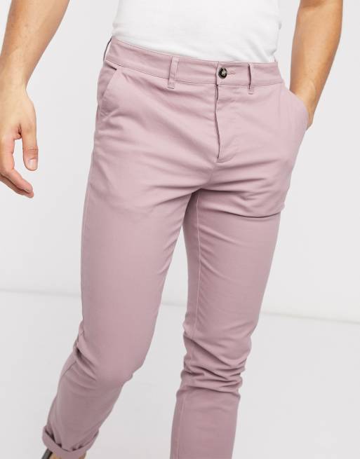 Pink skinny chinos store mens