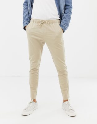 elastic waistband chinos