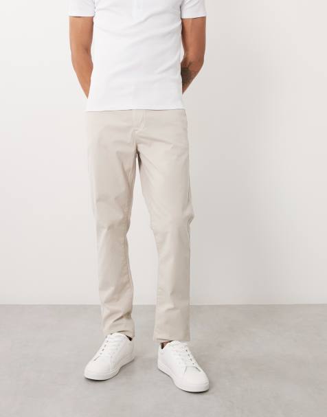 ASOS DESIGN skinny chinos in stone - view 1