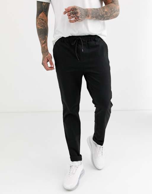 Elastic waist sale chinos