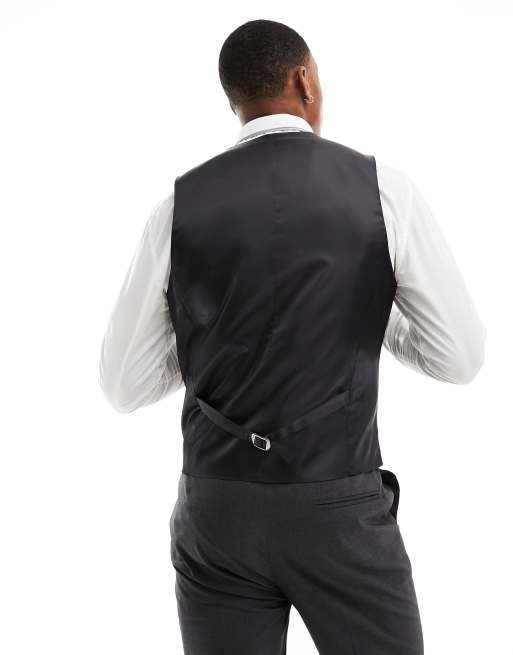 ASOS DESIGN - Skinny colbert in antracietgrijs, 4 van 5
