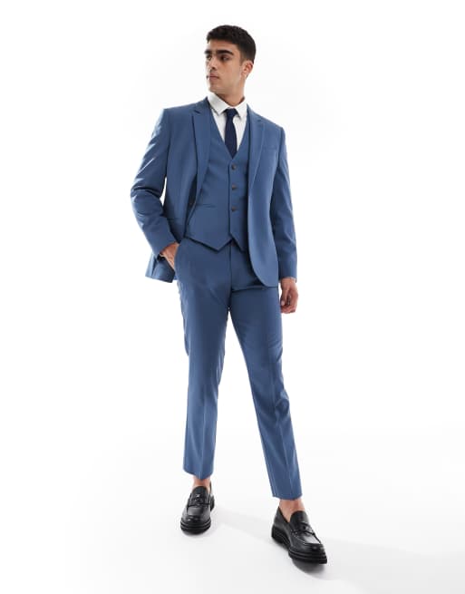 ASOS DESIGN - Skinny colbert in blauw, 3 van 5