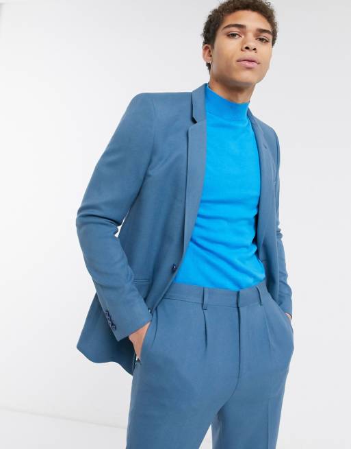 ASOS DESIGN - Skinny kostuum in zacht blauwgroen , 2 van 3