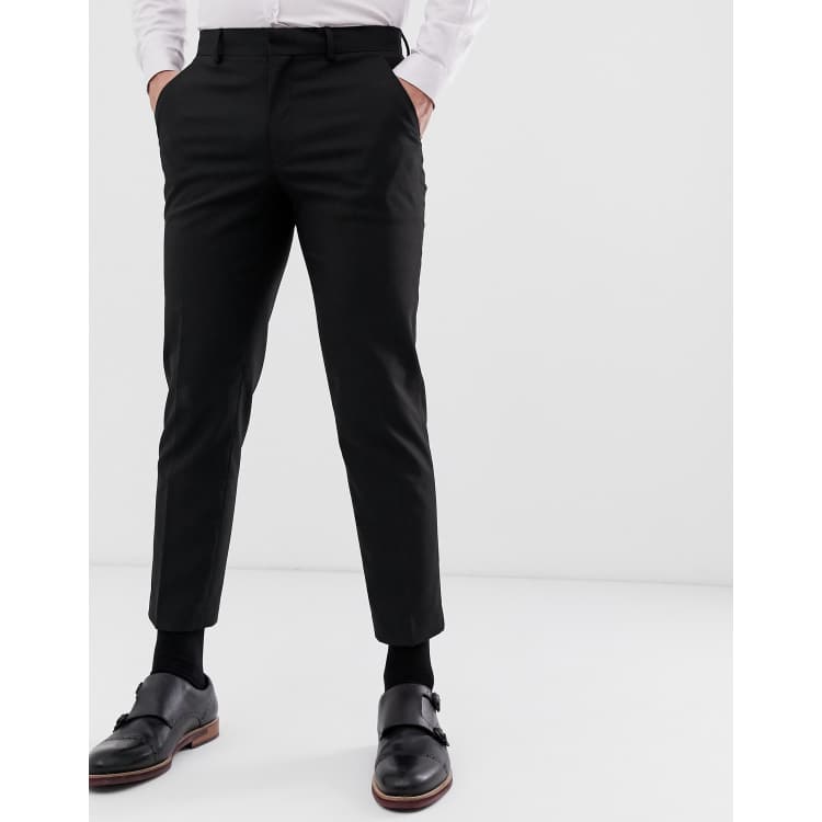 green emerald velvet dress Men's Business Cropped Pants Stretch Solid Classic Dress Trousers Fit  Casual Ankle Dress Pants (Black,29) at Amazon Men's Clothing store main image 0
