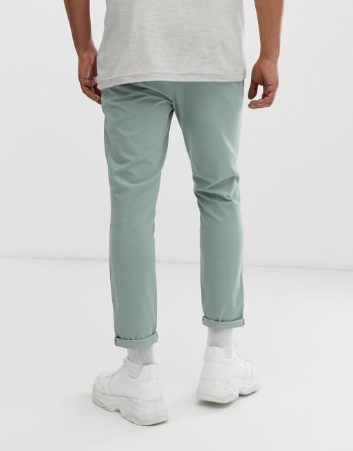 Asos hot sale cropped chinos