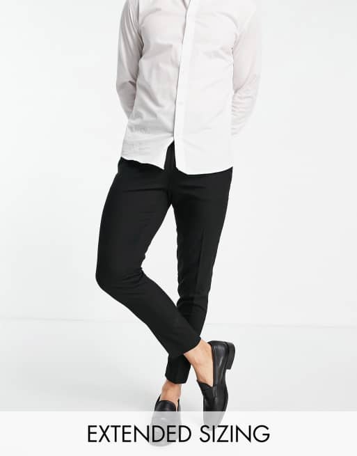 ASOS Skinny Suit Cropped Pants In White for Men