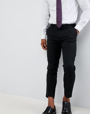 asos trousers cropped skinny smart