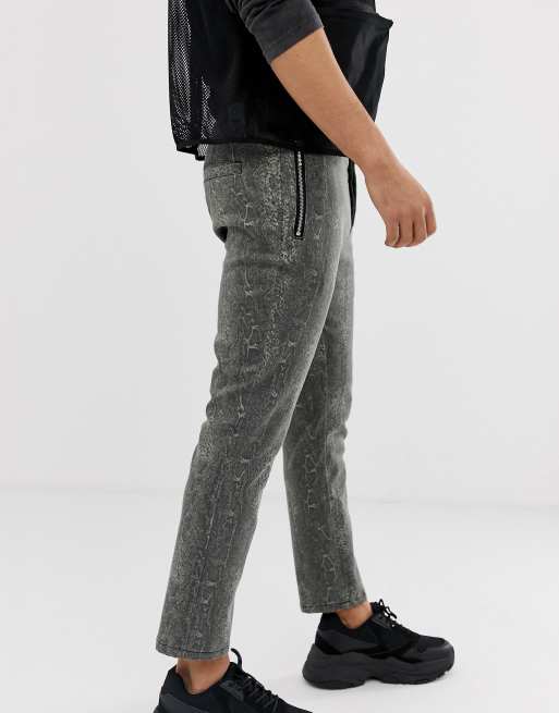 Asos skinny hot sale cropped chinos