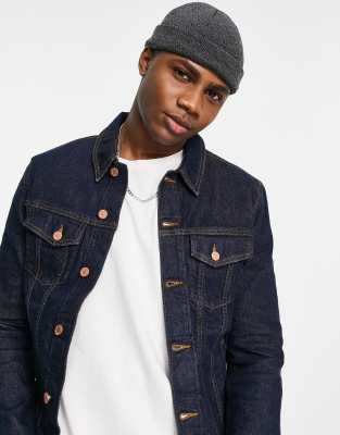 ASOS DESIGN skinny denim jacket in indigo - ASOS Price Checker