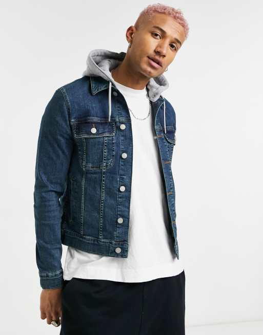 Asos skinny denim outlet jacket