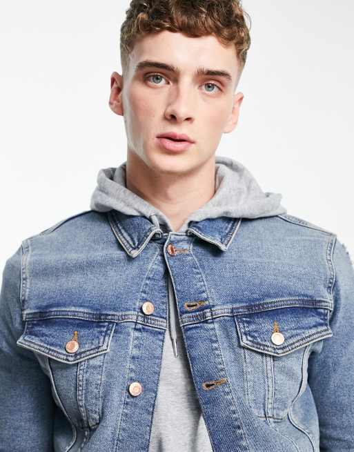 Asos jean jacket mens hot sale