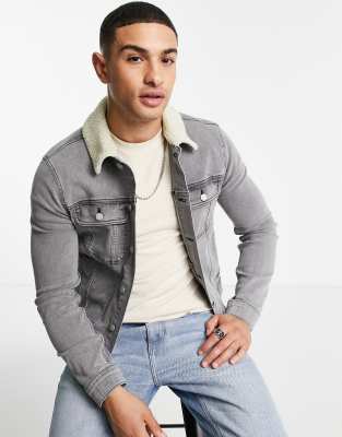 asos grey jacket