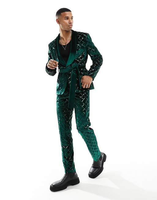 Sequin 2024 suit asos