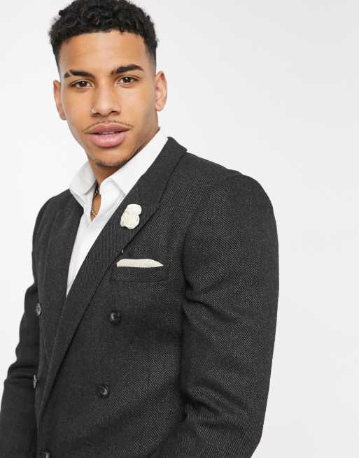 Double breasted deals blazer asos