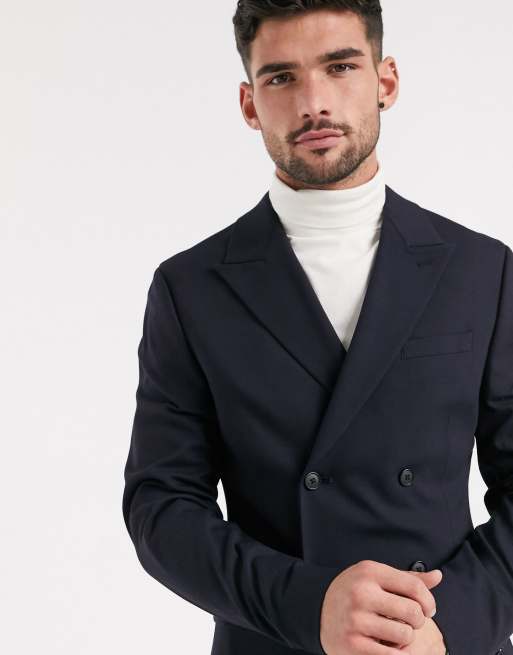 Asos double breasted suit sale