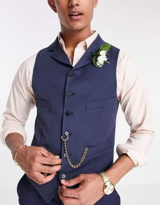 double breasted waistcoat asos