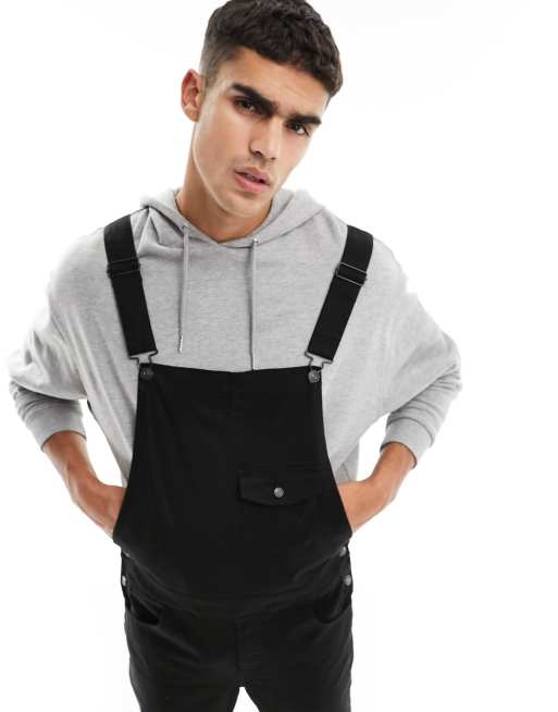 Mens skinny hot sale fit overalls