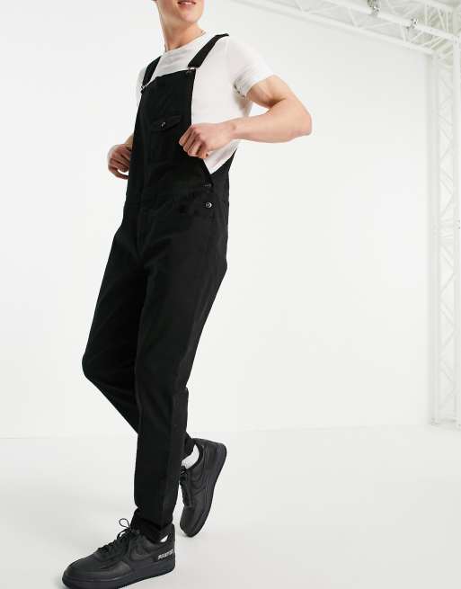 Asos hot sale black dungarees