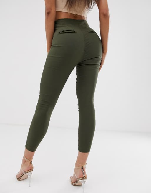 ASOS DESIGN - Skinny-fit broek met hoge taille, 2 van 4