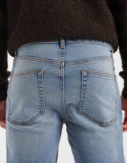ASOS DESIGN skinny fit jeans in vintage mid wash blue, 5 of 5