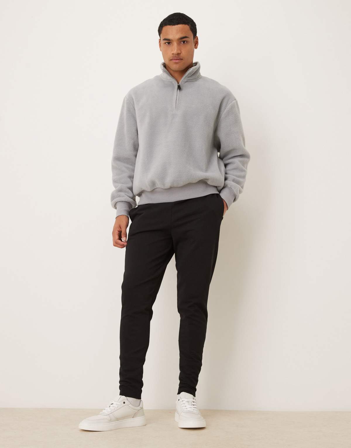 ASOS DESIGN skinny fit jogger in black