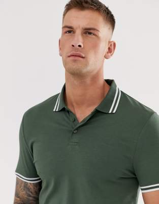 skinny fit polo shirt