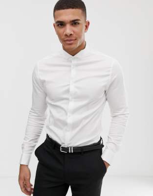 skinny fit dress shirt