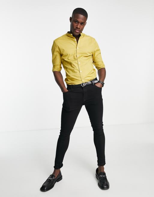 Asos hot sale yellow shirt