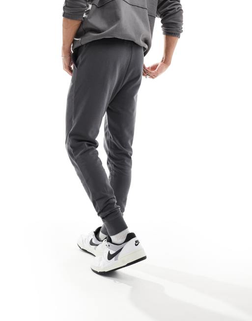 ASOS DESIGN skinny fit sweatpants in gray