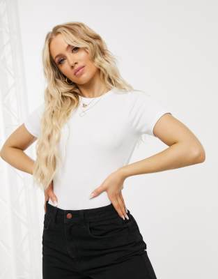 Asos Design Ultimate Organic Cotton Crew Neck T-shirt In White In White