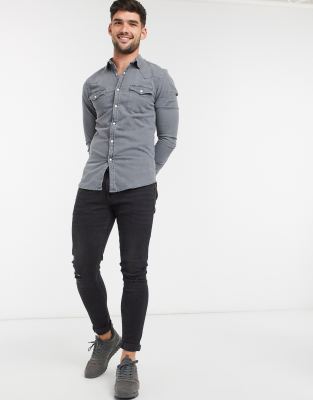 asos denim shirts