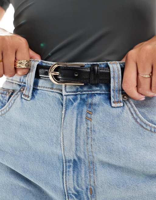 ASOS DESIGN skinny waist and hip jeans belt 