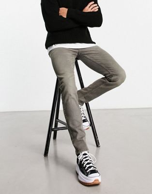 ASOS DESIGN skinny jeans in grey