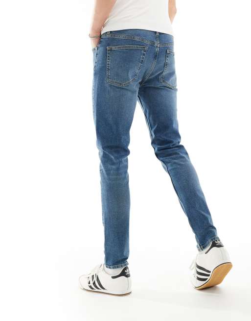 ASOS DESIGN skinny jean in vintage mid tint, 4 of 5