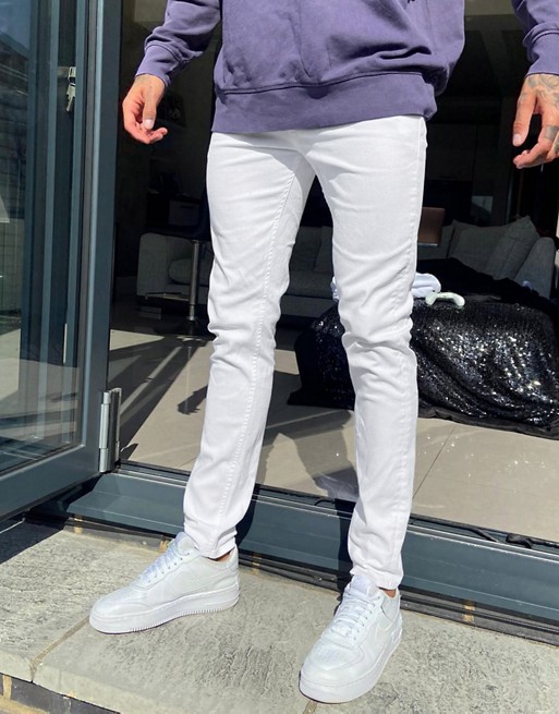 ASOS DESIGN skinny jean in white