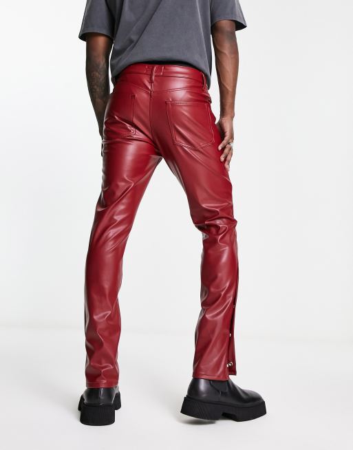 ASOS Super Skinny Jeans in Red for Men