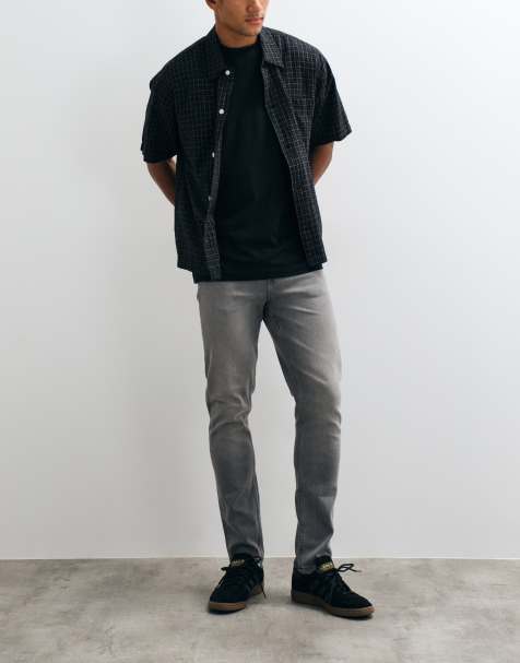 ASOS DESIGN skinny jeans i grått - view 1