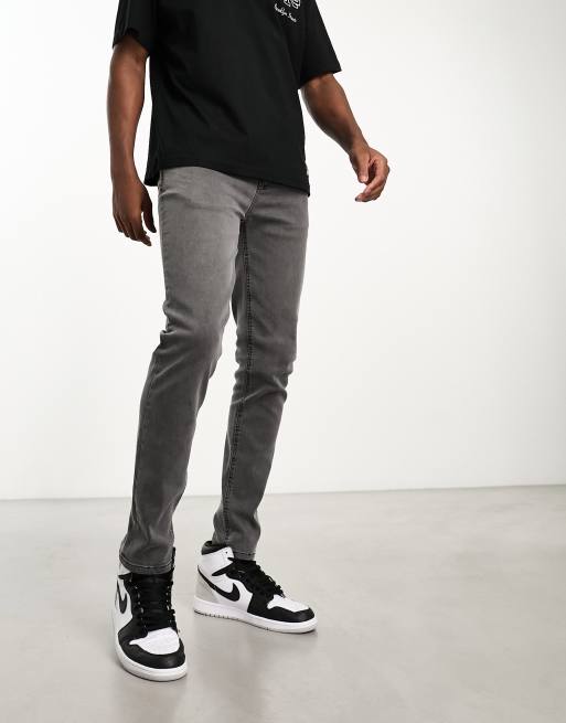 ASOS DESIGN skinny jeans in black wash, 4 of 4