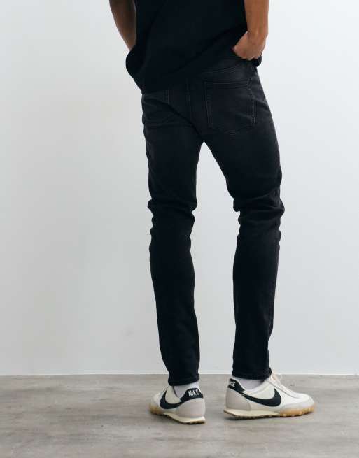 ASOS DESIGN skinny jeans in black wash, 5 of 5