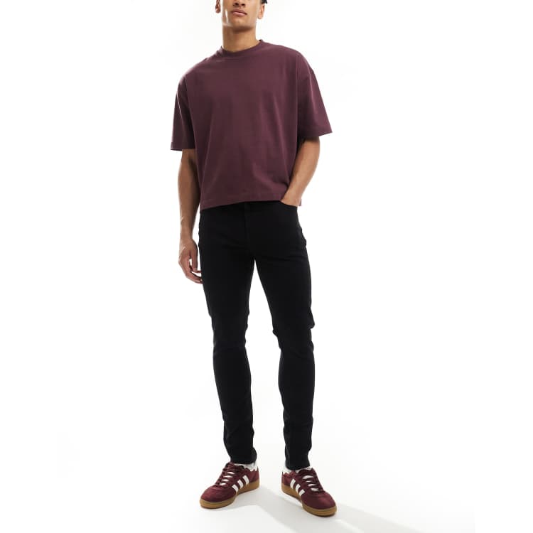 Asos black 2024 skinny jeans mens