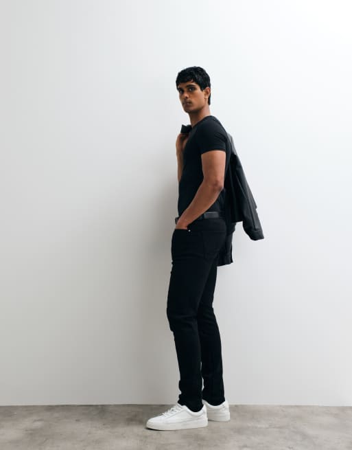 ASOS DESIGN skinny jeans in black  , 3 of 5