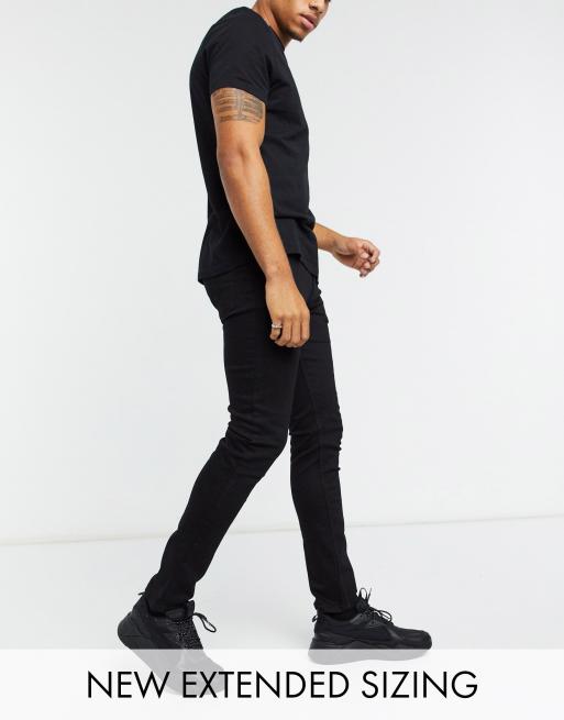 ASOS DESIGN skinny jeans in black |