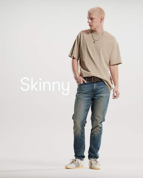ASOS DESIGN - Skinny jeans in blauw met donkere wassing en tint - view 1