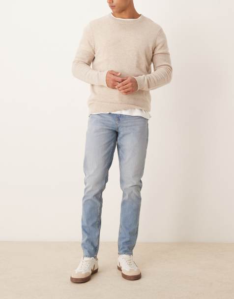 ASOS DESIGN - Skinny jeans in blauw met light wash - view 1