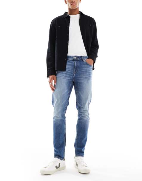 ASOS DESIGN - Skinny jeans in blauwe mid wash - view 1