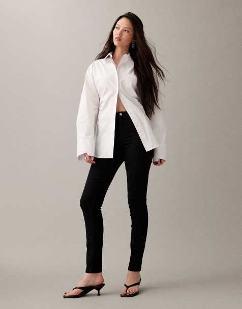 ASOS DESIGN skinny jeans in clean black - view 1